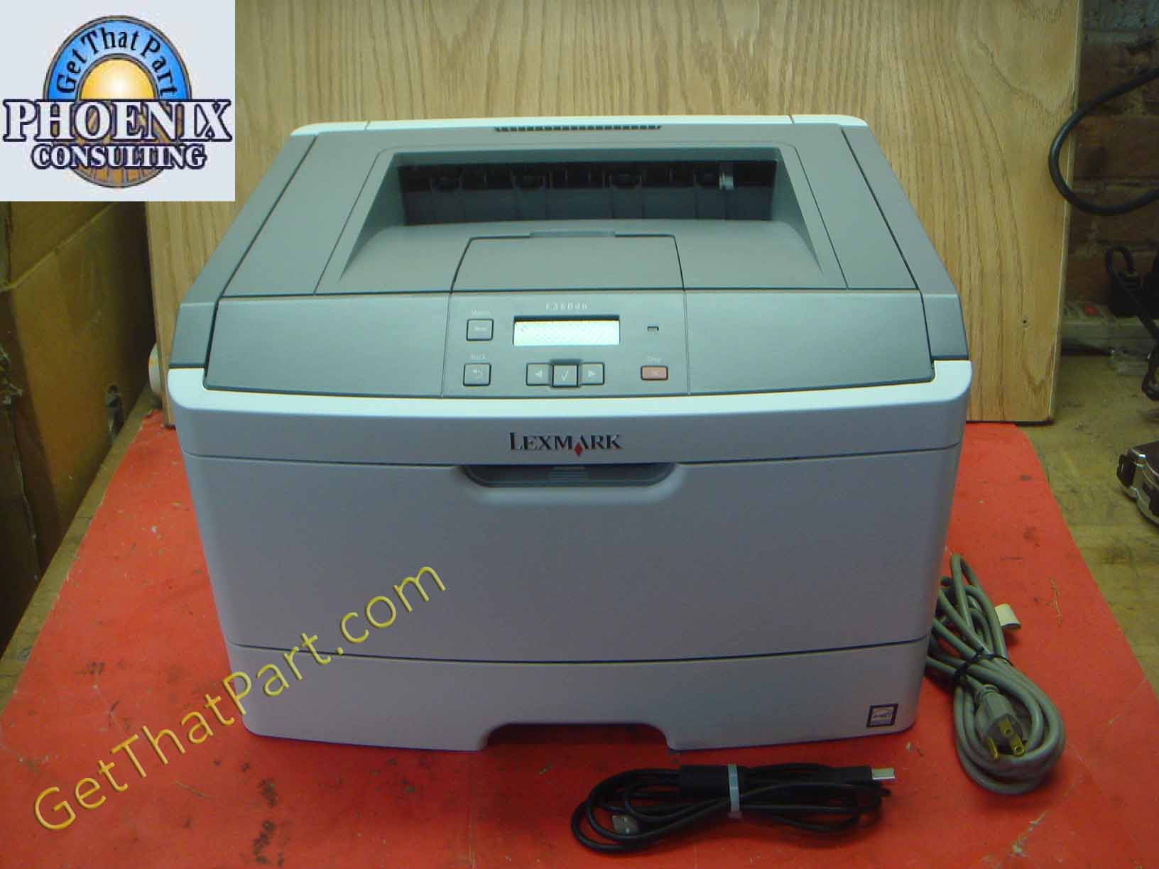 Lexmark E360dn Desktop Network USB Laser Printer 9,167 Page Count